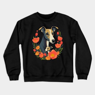 Whippet Mothers Day Crewneck Sweatshirt